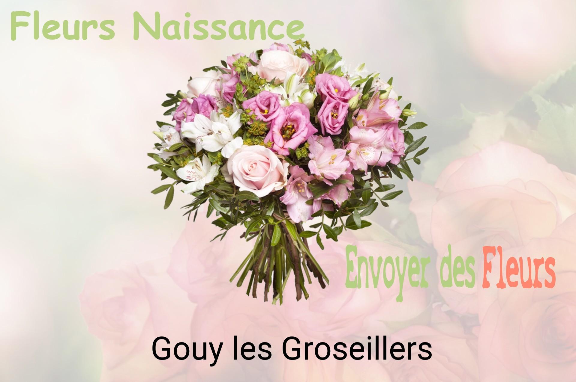 Bouquet de fleurs de naissance livré à Gouy-les-Groseillers