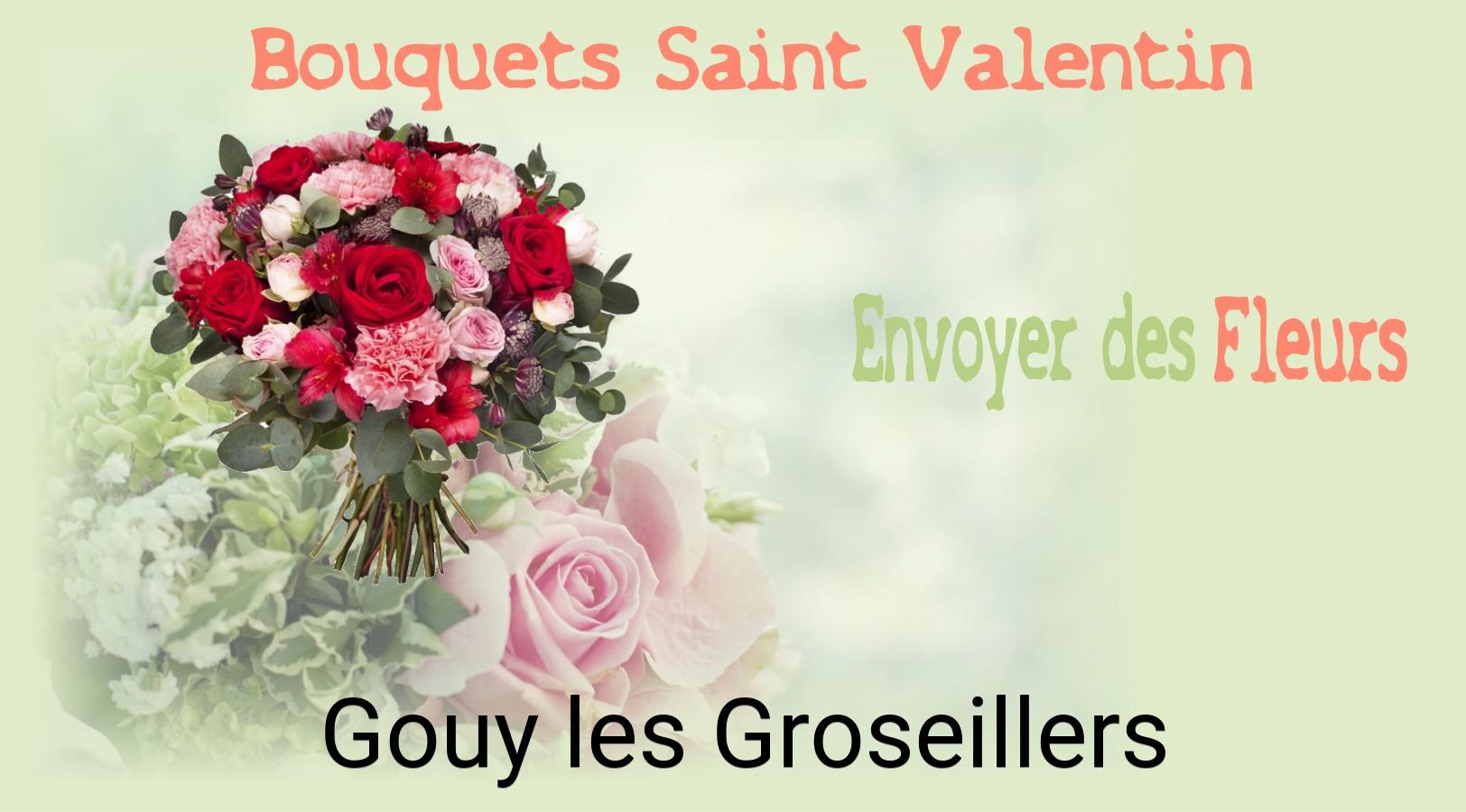 Roses de Saint-Valentin livrées à Gouy-les-Groseillers